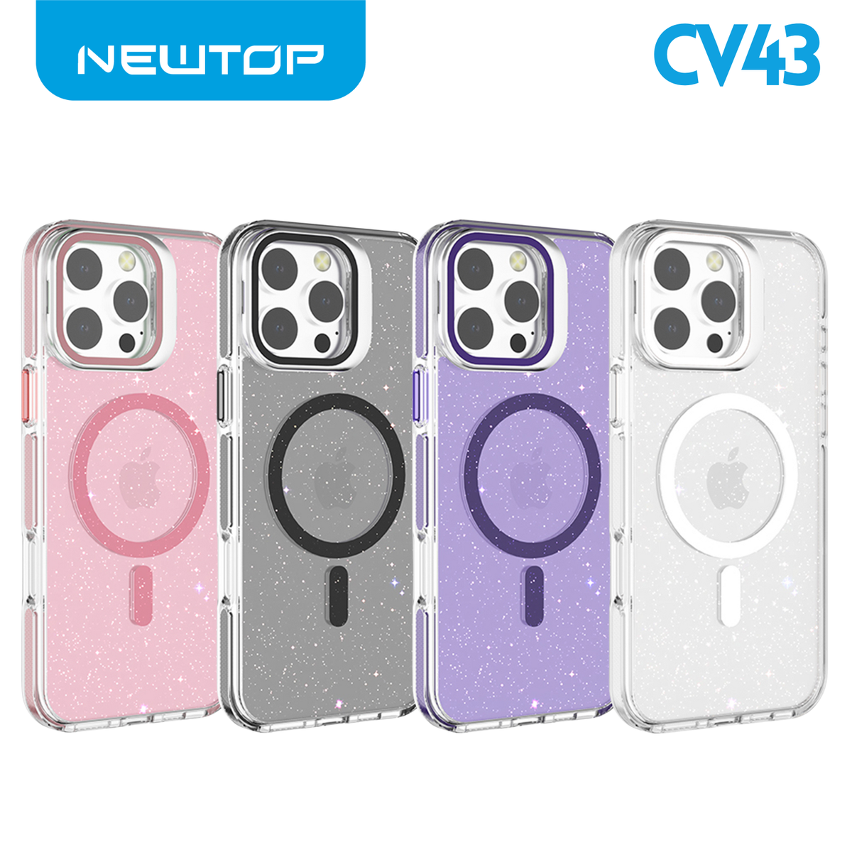 NEWTOP CV43 COVER MODA - 09 SUPPORTO CON GLITTER SAMSUNG