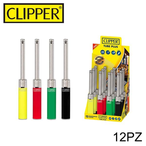 CLIPPER TUBE PLUS ACCENDIGAS SOLID BRANDED