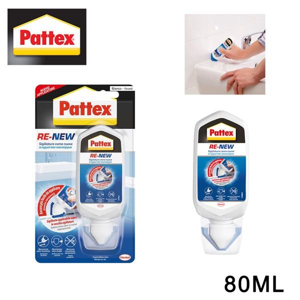 Colla silicone bagno sano Renew 2.0 Pattex 80 …