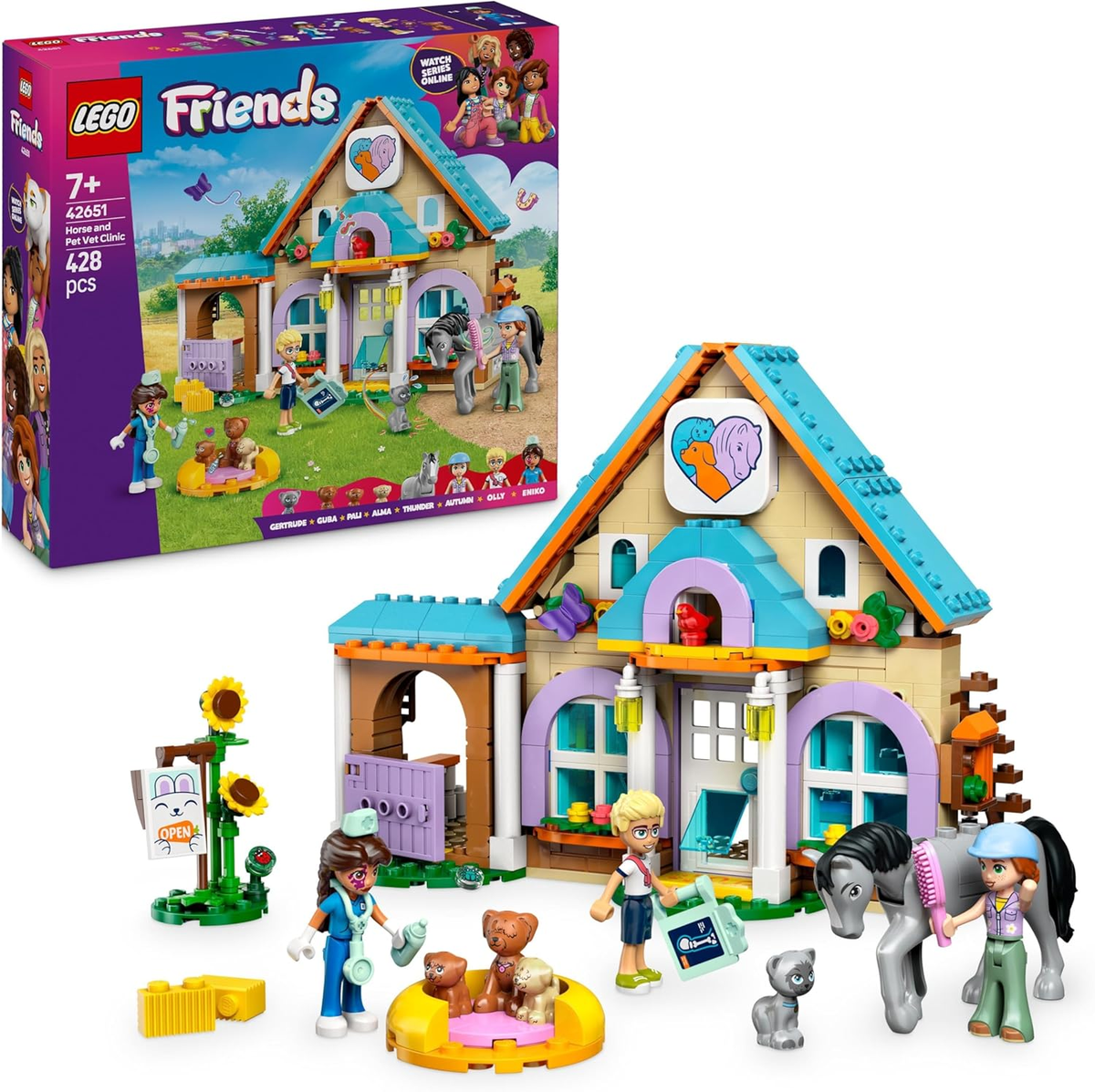 LEGO FRIENDS - Cavallo e clinica veterinaria 42651 …