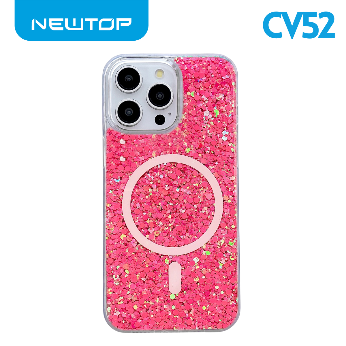 NEWTOP CV52 MAGIC GLITTER CASE PER APPLE IPHONE 15