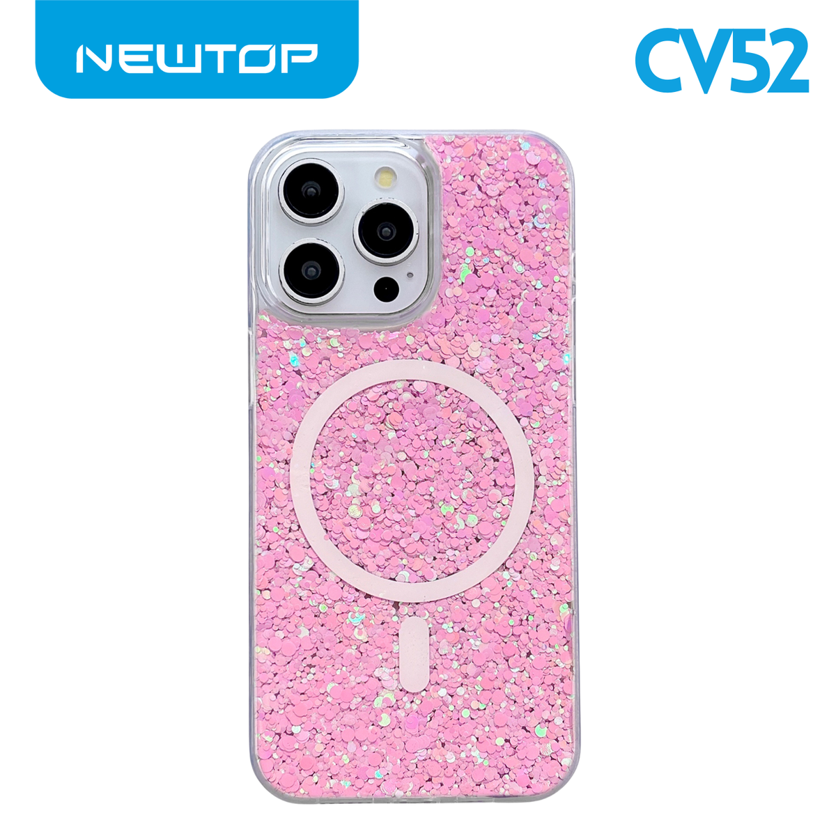 NEWTOP CV52 MAGIC GLITTER CASE PER APPLE IPHONE 15 PRO
