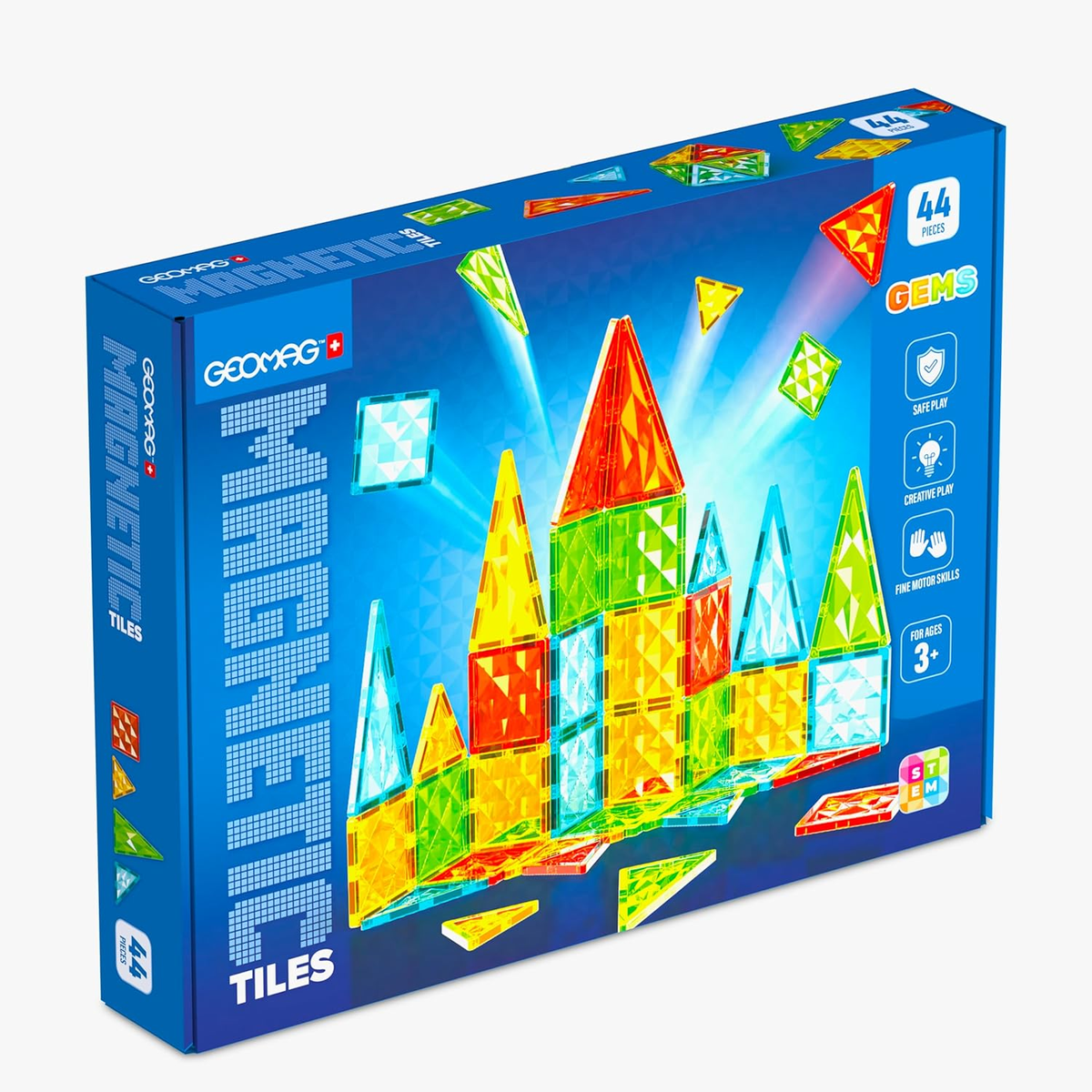 GEOMAG MAGNETIC TILES GEMS 44