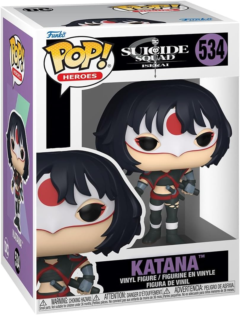 FUNKO POP DC COMICS: SUICIDE SQUAD ISEKAI - VINYL FIGURE 534 KATANA 9CM