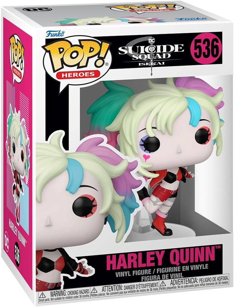 FUNKO POP DC COMICS: SUICIDE SQUAD ISEKAI - VINYL FIGURE 536 HARLEY 9CM