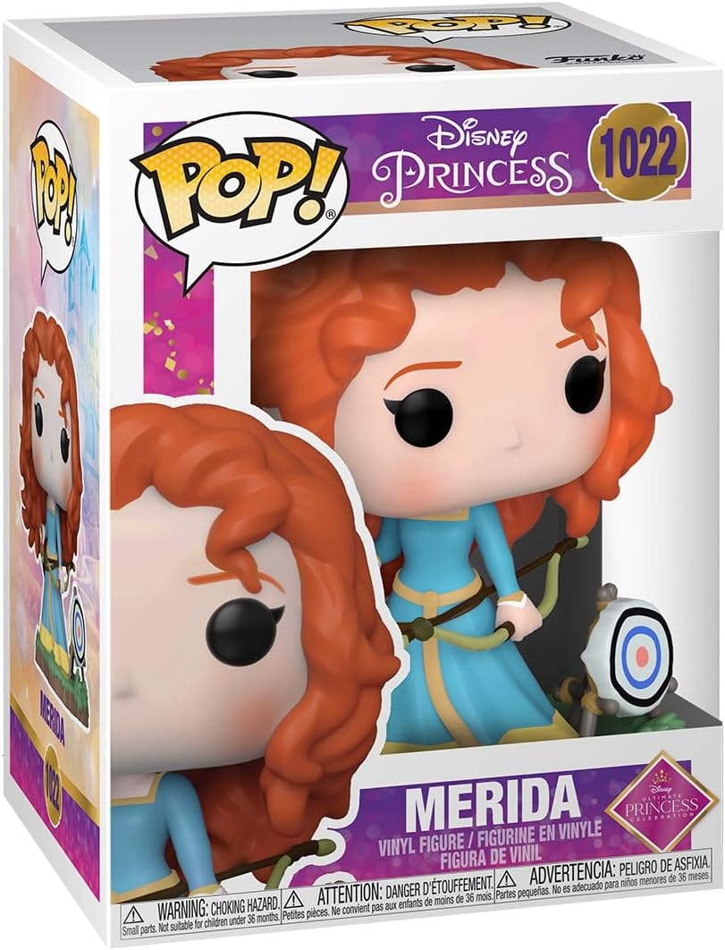 FUNKO POP DISNEY: ULTIMATE PRINCESS - VINYL FIGURE 1022 MERIDA 9CM