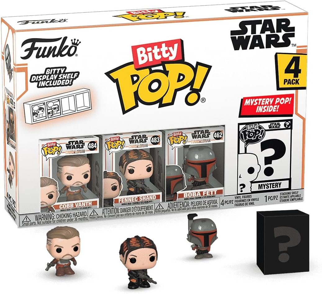 FUNKO BITTY POP VINYL FIGURE - STAR WARS MANDALORIAN - 75453 COBB VANTH (4PK)