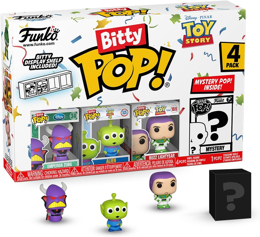 FUNKO BITTY POP VINYL FIGURE - TOY STORY - 73043 ZURG 4PK
