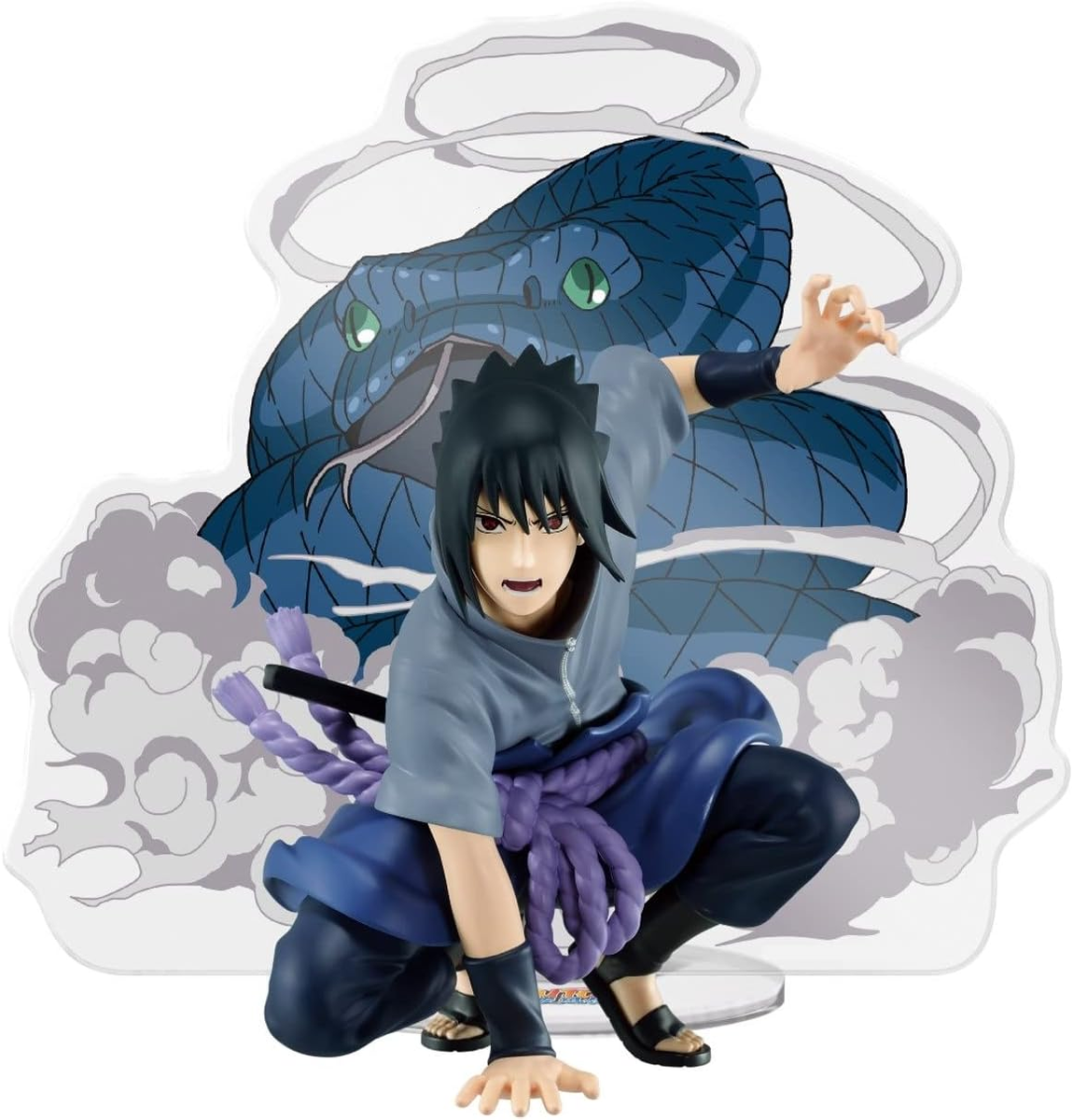 BANPRESTO 88033 - NARUTO SHIPPUDEN - PANEL SPECTACLE - UCHIHA SASUKE - STATUA 9CM