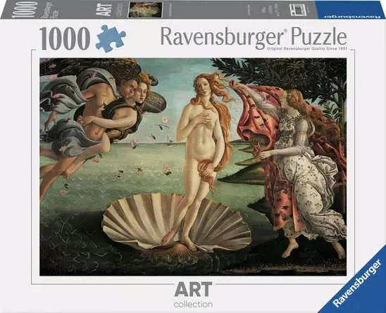 Ravensburger Puzzle 1000 PC Art Collection - Botticelli: Nascita di Venere 12000068