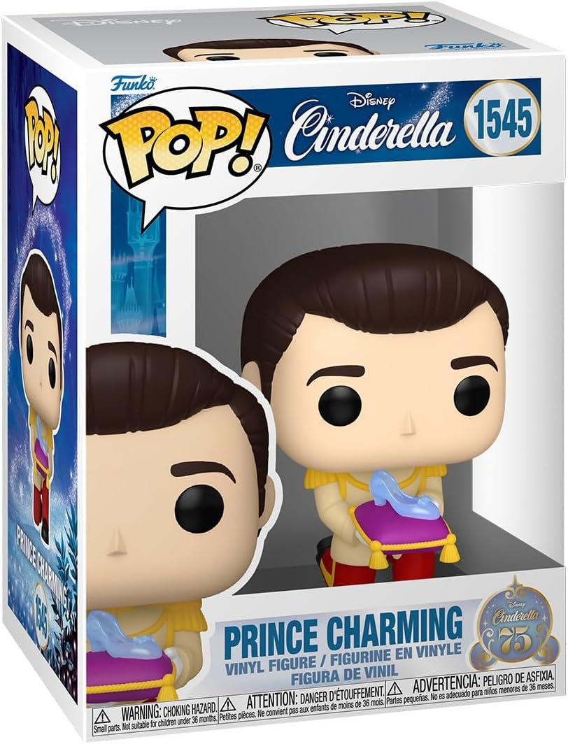FUNKO POP DISNEY: CINDERELLA 75TH ANNIVERSARY - VINYL FIGURE 1545 PRICE CHARMING 9CM