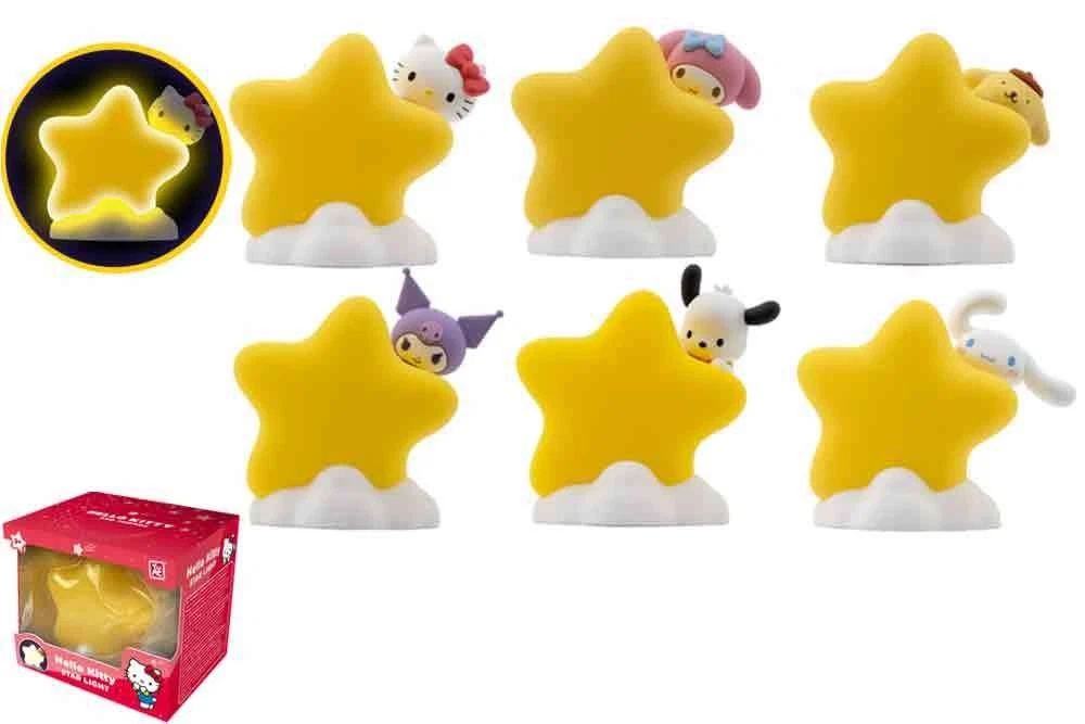 YuMe Window Box - Hello Kitty and Friends - Bedside Light Star Light Series - ASSORTED CTN (12 Units) 11710