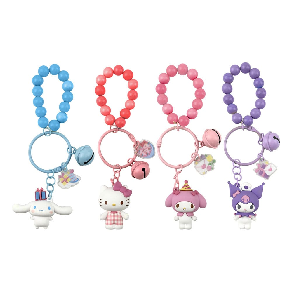 YuMe Keychain - Hello Kitty and Friends Keychain & Bracelet Celebration Series - PDQ (12 Units) 11685