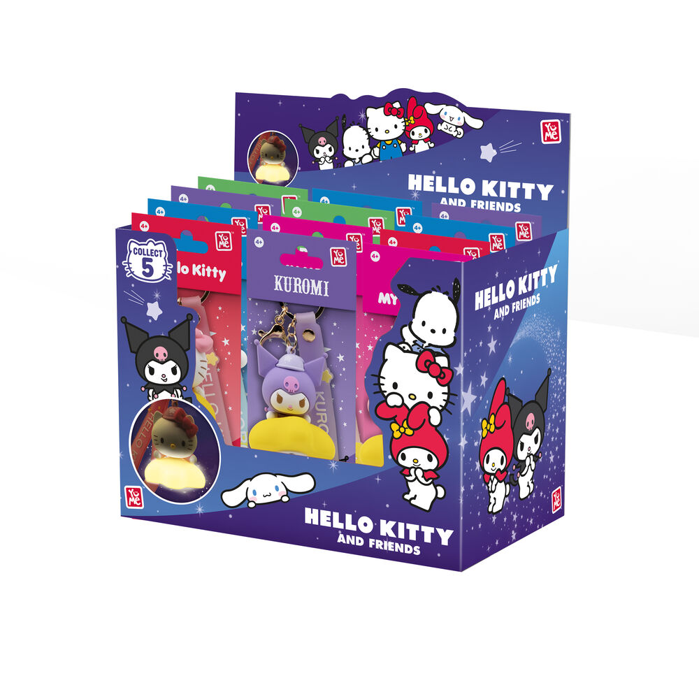 YuMe Keychain - Hello Kitty and Friends YuMe Keychain & Strap Light-Up Star Series - PDQ (9 Units) 11730