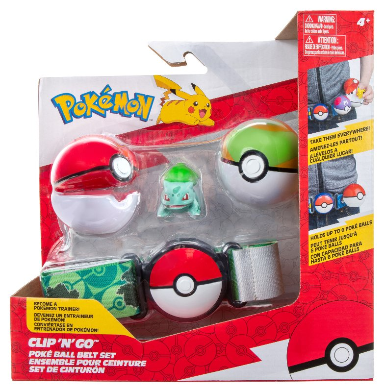 Rei Toys Pokémon Clip 'n' Go Poké Ball Set Cintura (Assortimento) 4 PK170400