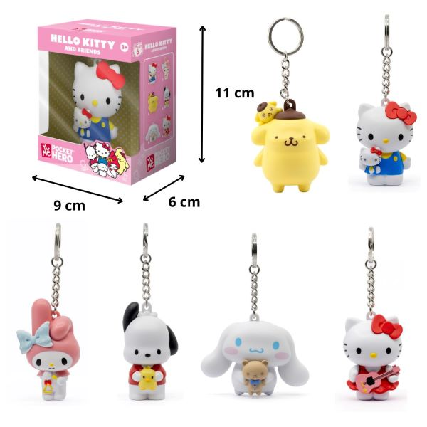YuMe Window Box - Pocket Hero - Hello Kitty and Friends Series 1 - PDQ (12 Units) 11660 1PZ=(1PZ)