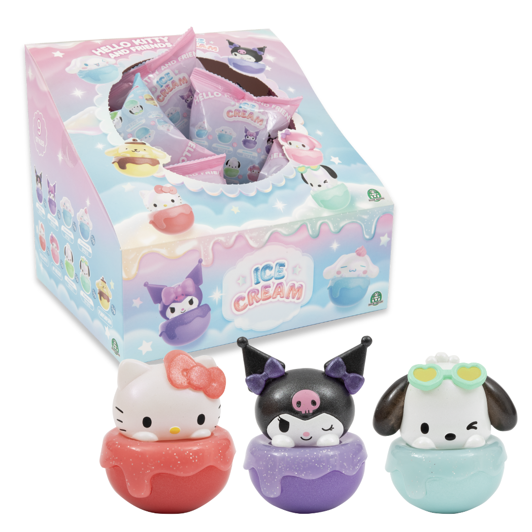 GIOCHI PREZIOSI HELLO KITTY BLIND BOX FOILBAG ICE CREAM CDU18 - 9 MOD HKT43000