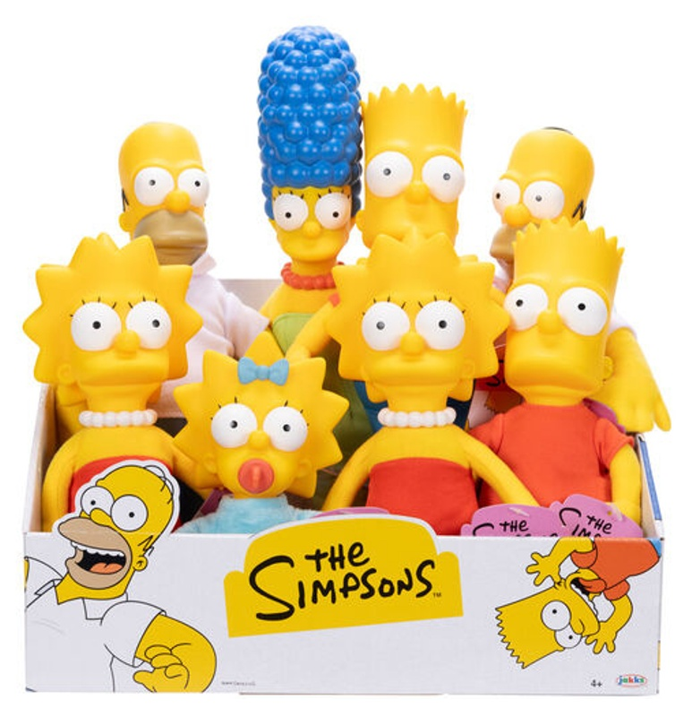 Jakks - The Simpsons assortimento peluche (serie differenti) ESPOSITORE 175454-PQ