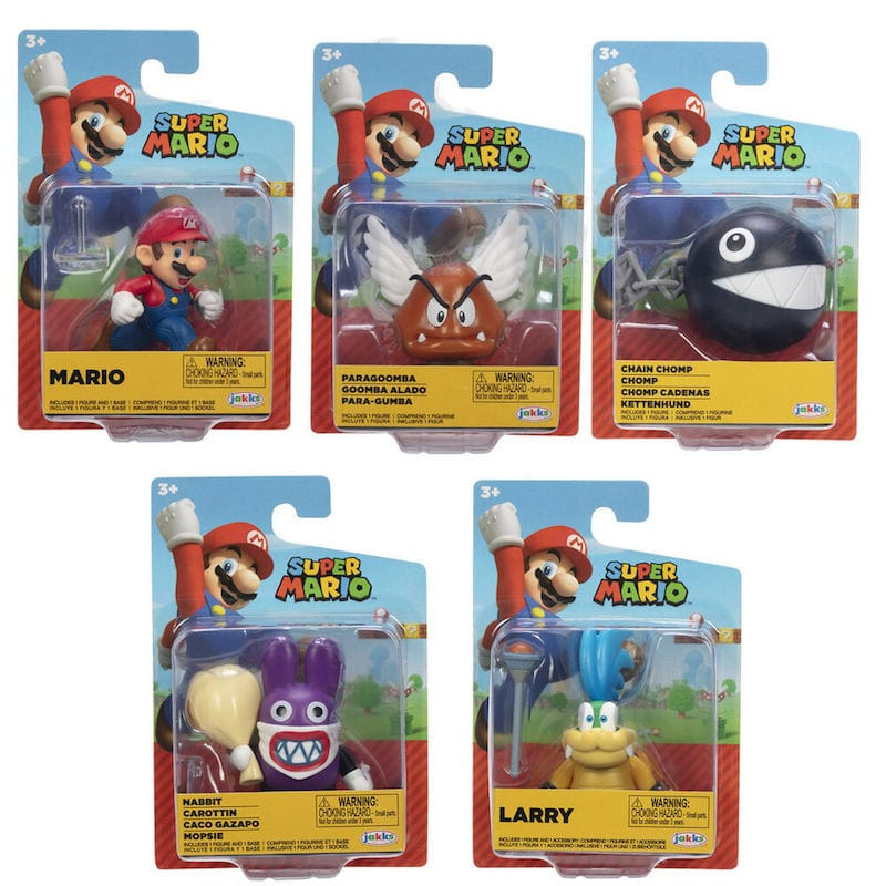 Jakks Nintendo Super Mario assortimento personaggi articolati 6 cm (serie differenti) 424564-8-GEN