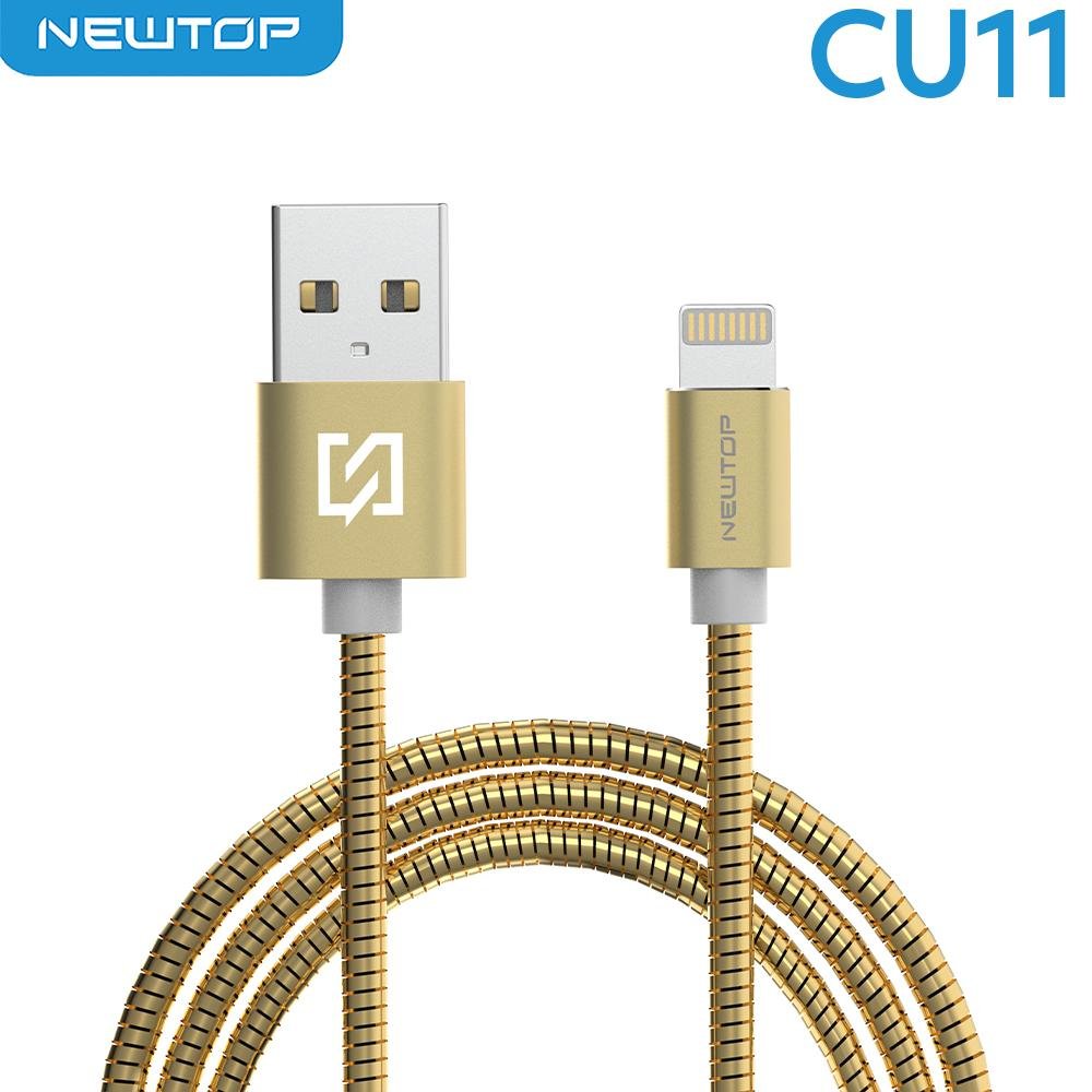 NEWTOP CU11 STEEL CAVO 100CM USB/LIGHTNING