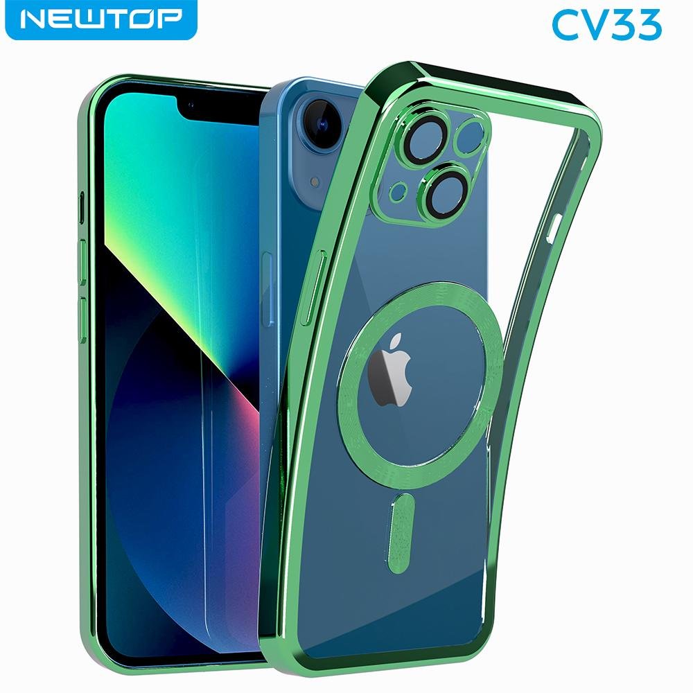 NEWTOP CV33 COVER CROMO RINGS APPLE IPHONE 17 PRO