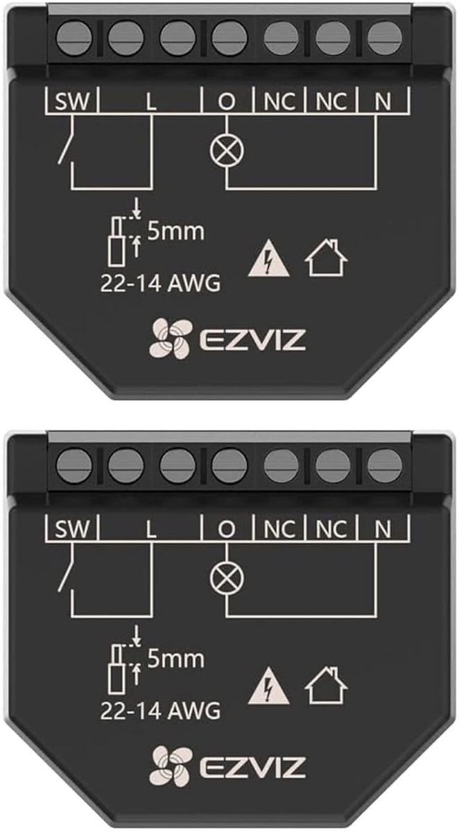 EZVIZ T35WM - RELE' WI-FI 1 CANALE - ENERGY MONITORING - TIMER ED AUTOMAZIONI - COMPATIBILE ASSISTENTI VOCALI