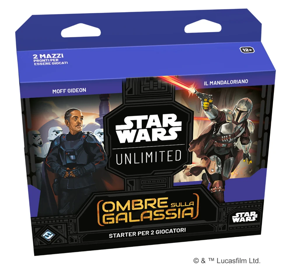 STAR WARS UNLIMITED - OMBRE SULLA GALASSIA - STARTER DECK (CONFEZIONE DIFFETTATO)