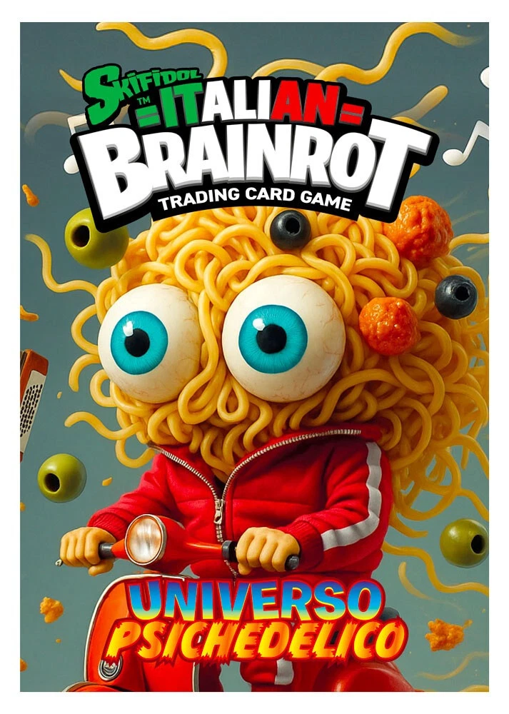 SKIFIDOL - ITALIAN BRAINROT TCG - SERIE ALPHA UNIVERSO PSICHEDELICO 1 ALBUM RACCOGLITORE
