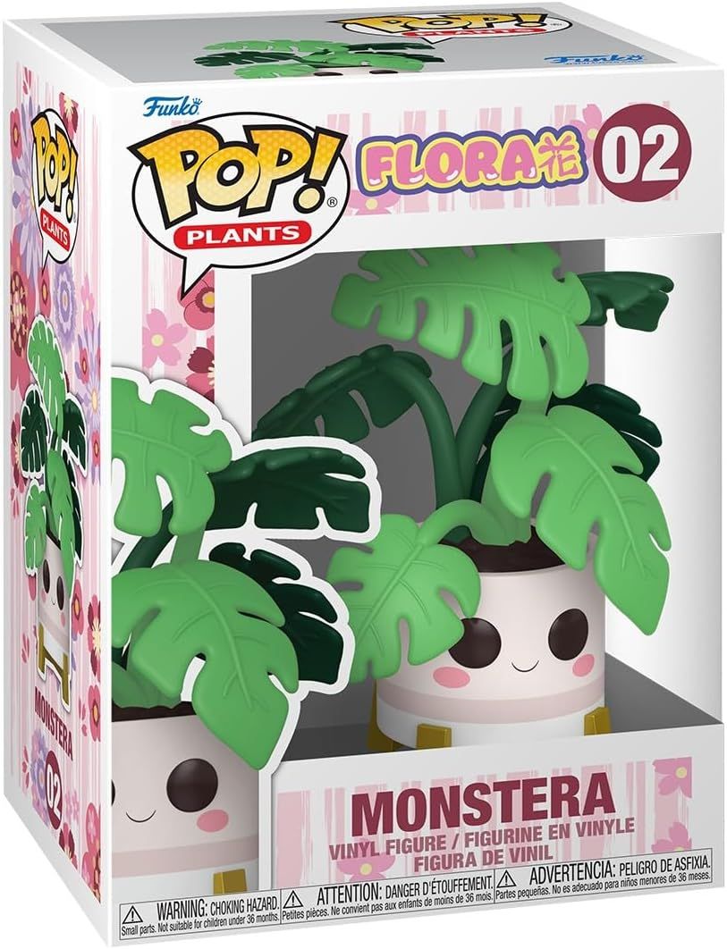 FUNKO POP PLANTS: FLORA - VINYL FIGURE 02 KAWAII MONSTERA PLANT 9CM