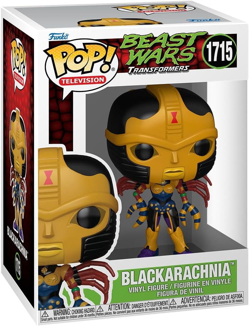 FUNKO POP TRANSFORMERS - VINYL FIGURE 1715 BLACKARACHNIA 9CM