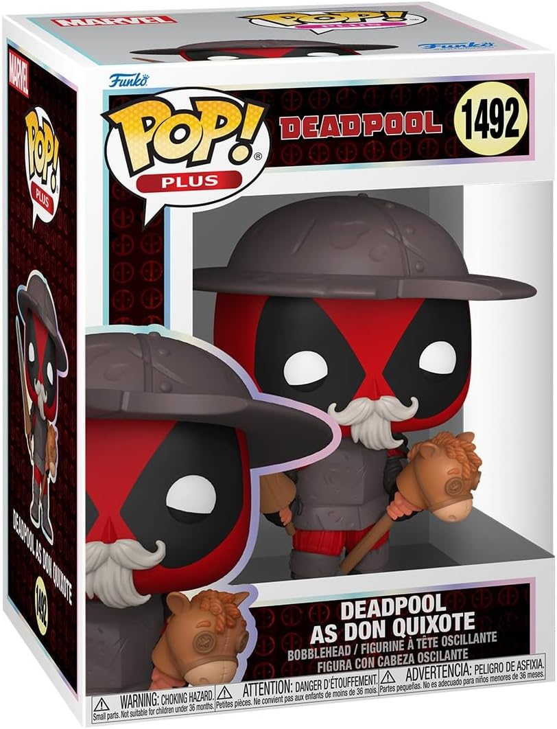 FUNKO POP MARVEL: DEADPOOL - LITERARY CLASSIC - VINYL FIGURE 1492 DEADPOOL DON QUIXOTE 9CM