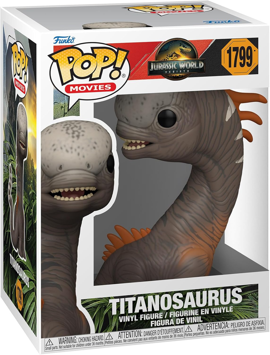 FUNKO POP JURASSIC WORLD: REBIRTH - VINYL FIGURE 1799 TITANOSAURUS 9CM