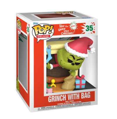 FUNKO POP DELUXE HOW THE GRINCH STOLE CHRISTMAS - VINYL FIGURE 35 GRINCH W/BAG 15CM