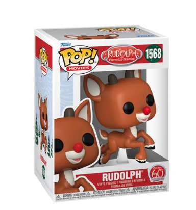 FUNKO POP RUDOLPH: LA RENNA - VINYL FIGURE1568 RUDOLPH (FLYING) 9CM