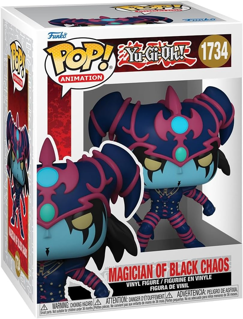 FUNKO POP YU-GI-OH! - VINYL FIGURE 1734 MAGICIAN OF BLACK CHAOS 9CM