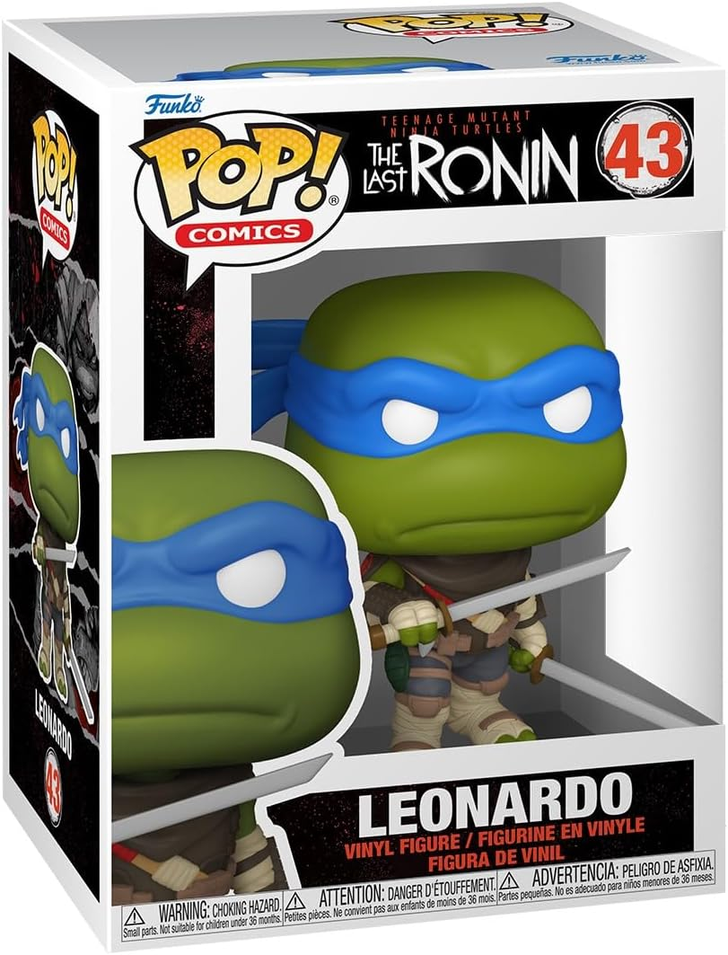 FUNKO POP TEENAGE MUTANT NINJA TURTLES: THE LAST RONIN - VINYL FIGURE 43 LEONARDO 9CM