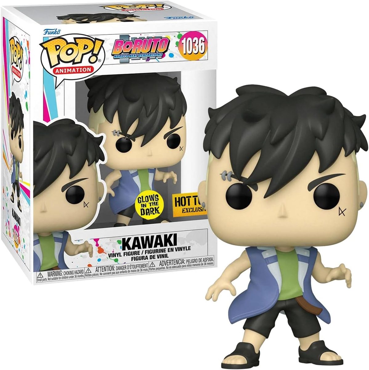 FUNKO POP BORUTO: NARUTO NEXT GENERATION - VINYL FIGURE 1036 KAWAKI (GW) 9CM GA EXCL