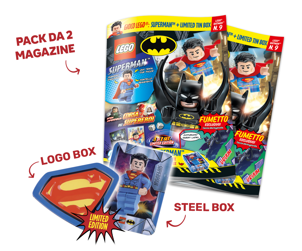LEGO BATMAN N9 - PACK SUPERMAN STEEL BOX …