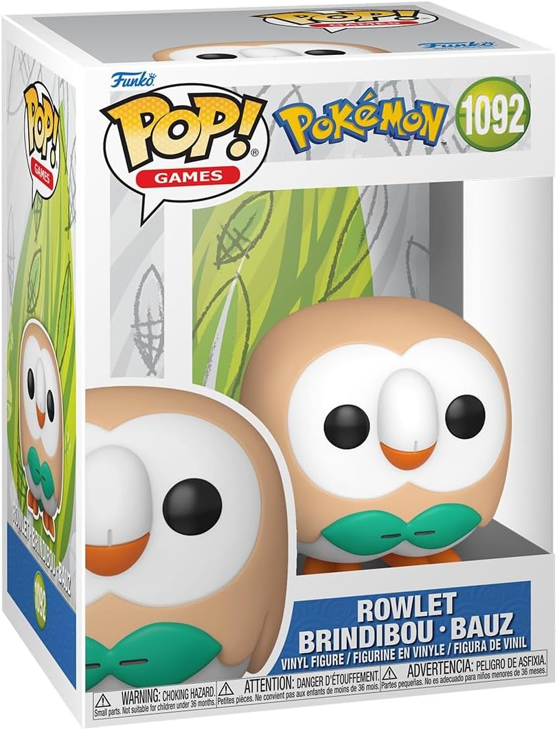 FUNKO POP POKEMON - VINYL FIGURE 1092 ROWLET 9CM