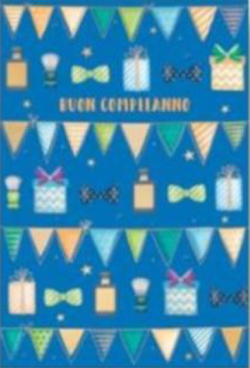 HALLMARK - BIGLIETTI AUGURI FANTASIA PROFUMI/AZZURRO 129588