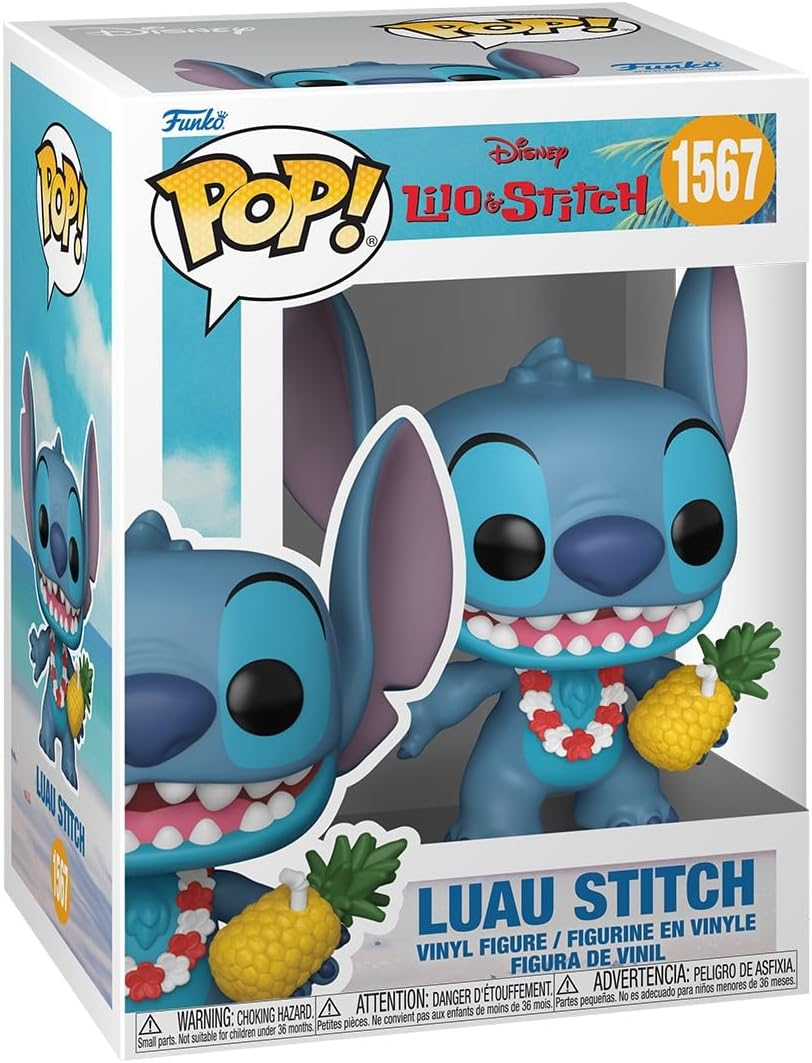 FUNKO POP DISNEY: STITCH COSTUME - VINYL FIGURE 1567 LUAU STITCH 9CM