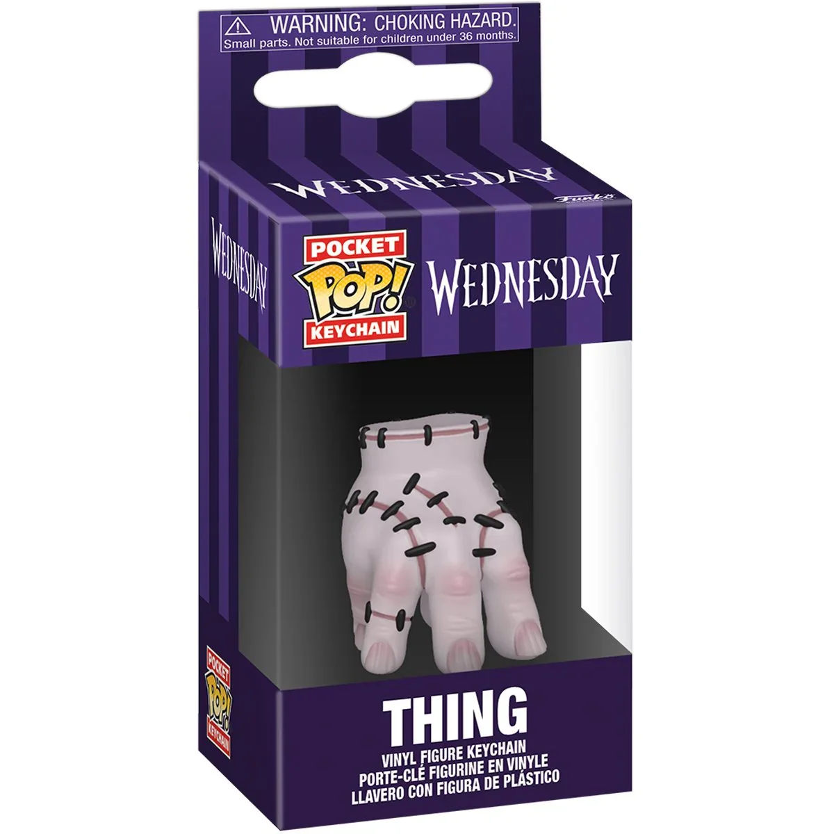 FUNKO POP KEYCHAIN WEDNESDAY - VINYL FIGURE THING 4CM