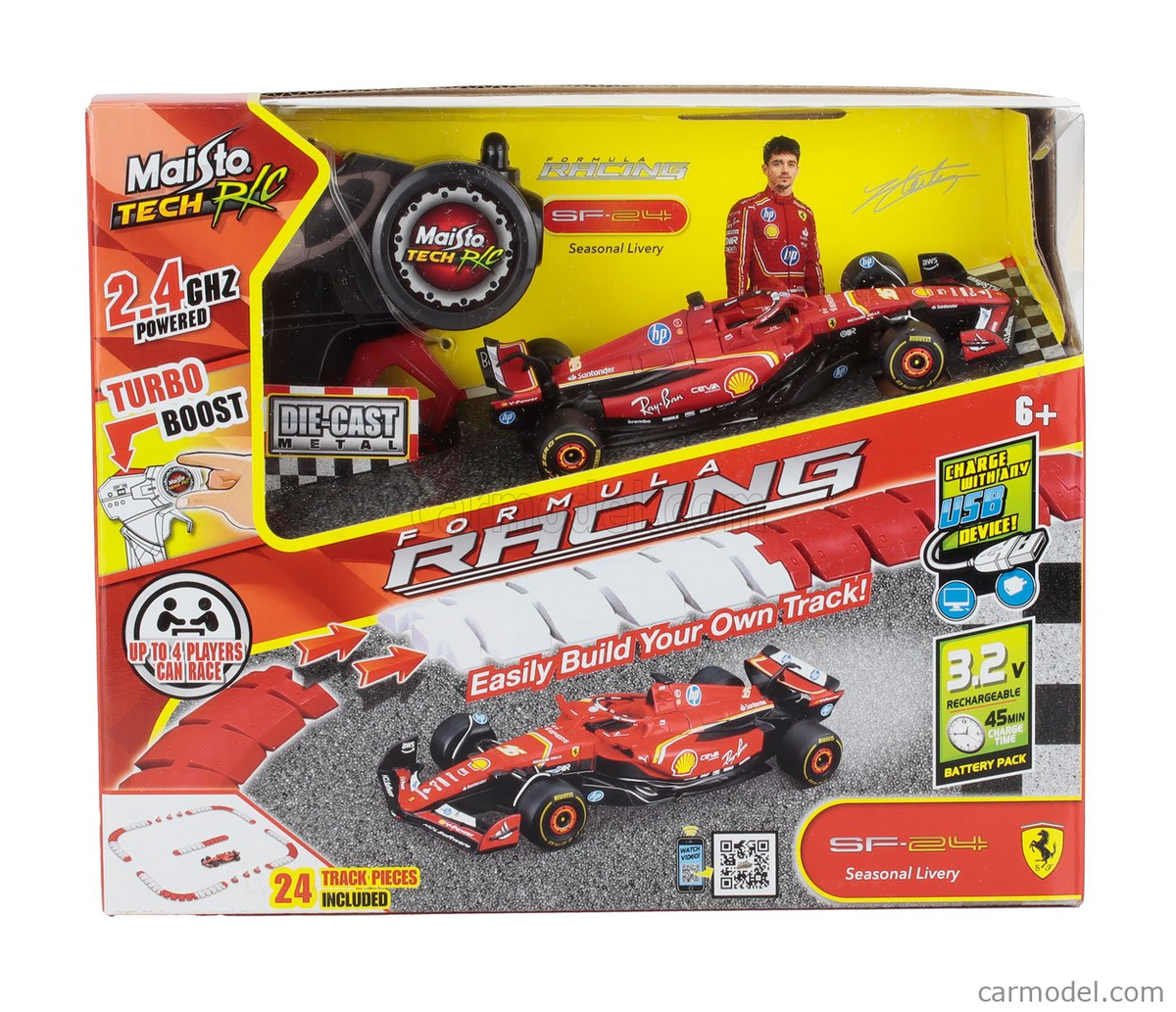 Bburago MAISTO - RC FORMULA RACING FERRARI F1 SF-24 DIECAST 1:41