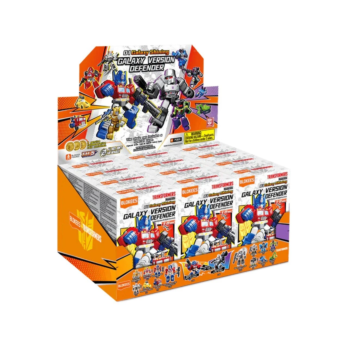 Blokees - Transformers Blind Box - Defender Version 01 - 71301 Galaxy Shining 5.5CM