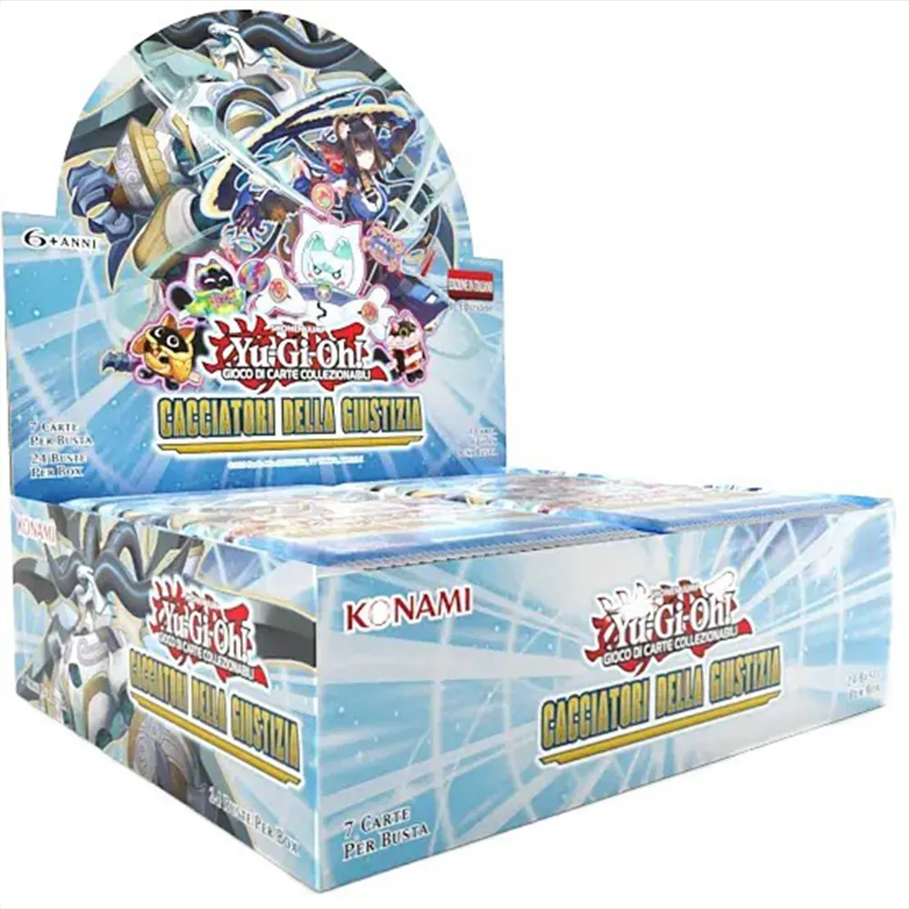 Yu-Gi-Oh! BUSTINA SINGOLA IN ESP. 24 - JUSTICE HUNTERS 7CARTE (IT)