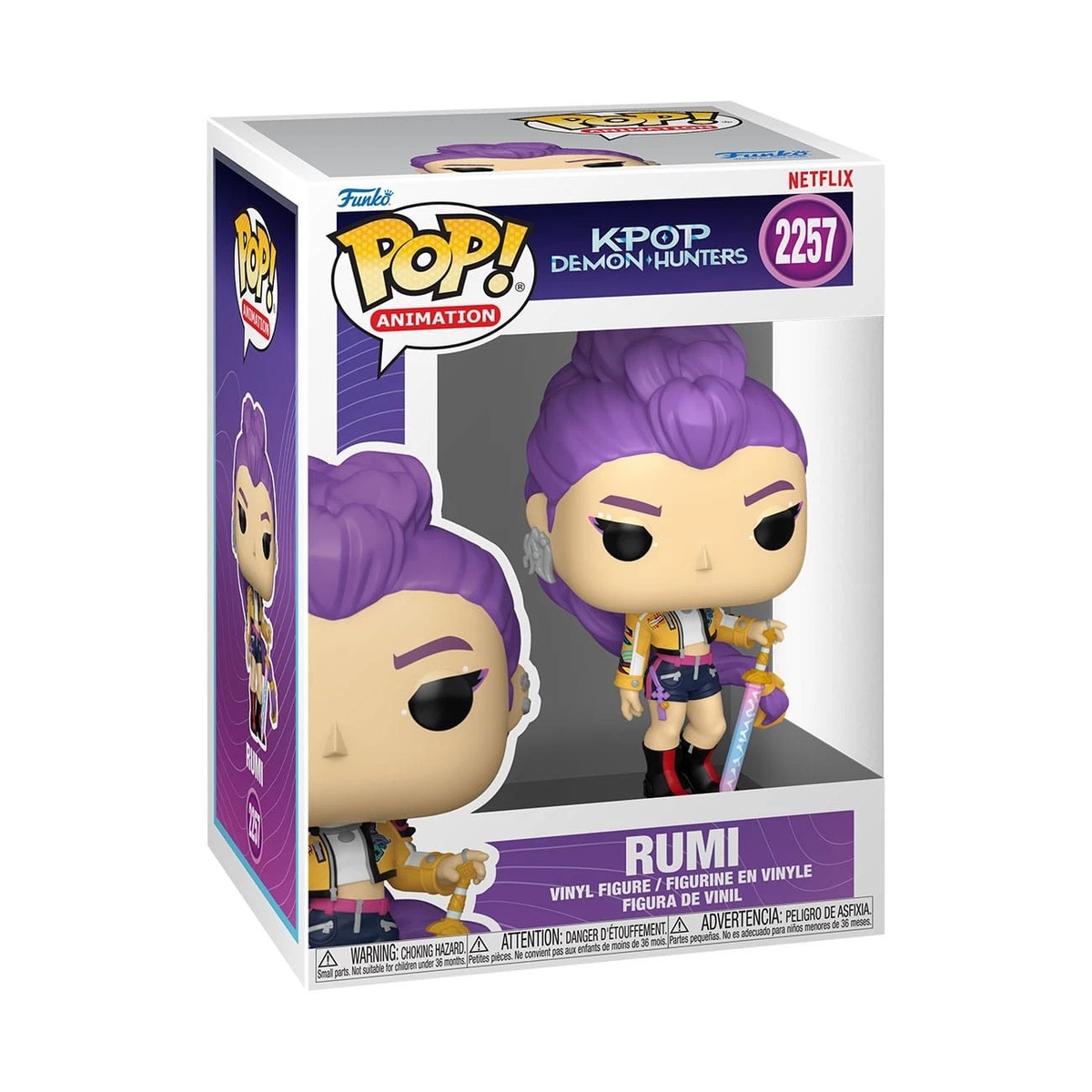 FUNKO POP K-POP DEMON HUNTERS - VINYL FIGURE 2257 RUMI 9CM 94692