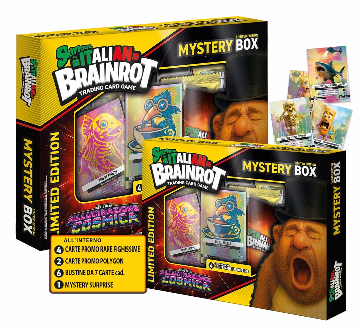 SKIFIDOL - ITALIAN BRAINROT TCG - MISTERY BOX ALLUCINAZIONE COSMICA