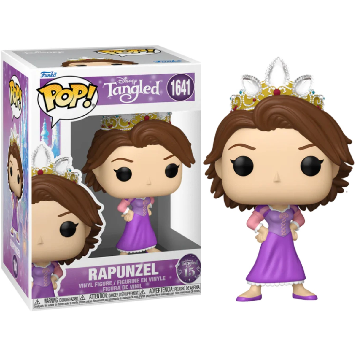 FUNKO POP DISNEY: TANGLED - VINYL FIGURE 1641 RAPUNZEL 9CM 9CM