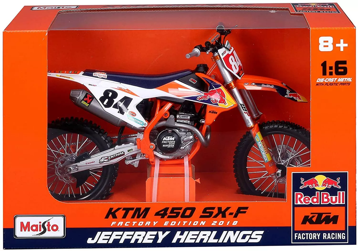 Bburago RED BULL KTM SUPERCROSS SX450 - 1:6