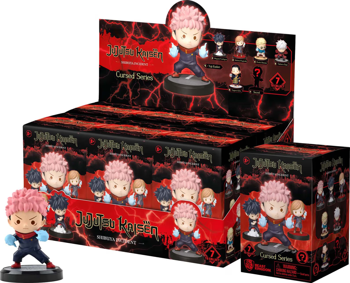 YuMe Blind Box - Hero Box - Jujutsu Kaisen Cursed Series - PDQs (6 Units) 19219